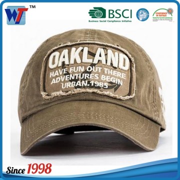 Custom 3D embroidered 6 panels cap cotton baseball caps