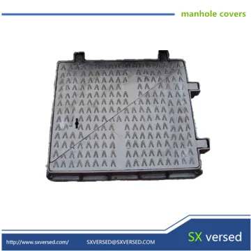 Municipal OEM square ductile iron manhole cover with locking