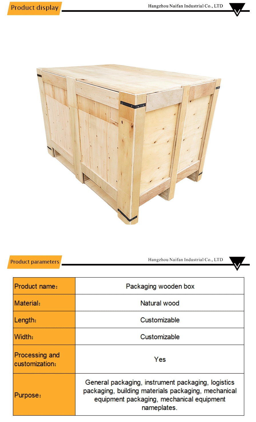 Fumigation Free Wooden Packaging