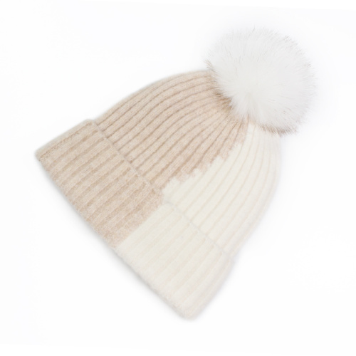 High Quality Fashioned Winter Faux Fur Pom Beanie