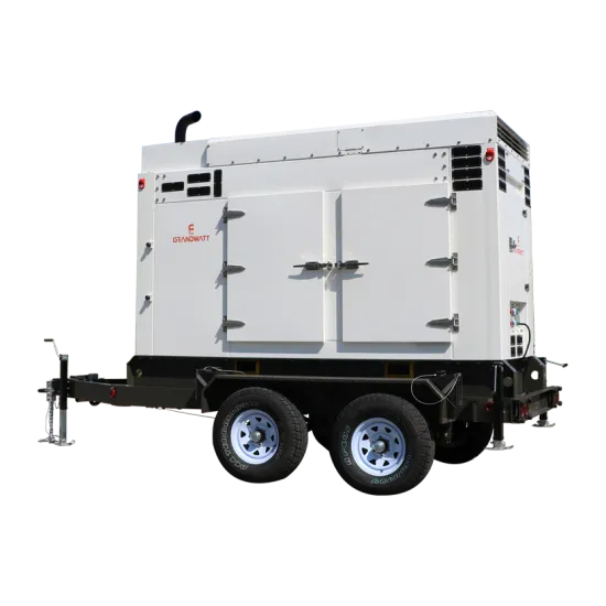 diesel silent portable generator set