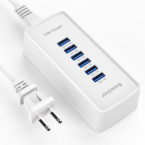 Station de charge de voyage pour chargeur de téléphone USB à 6 ports