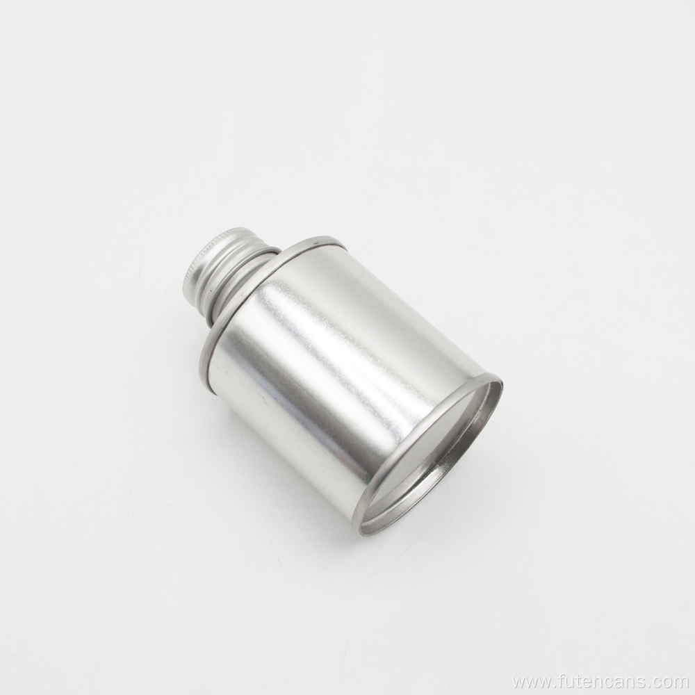 Empty Metal Cans Round