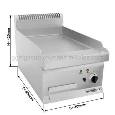 BBQ Grill Counter Top Electric Grill Commercial Stainless Steel Griddle for Barbecue