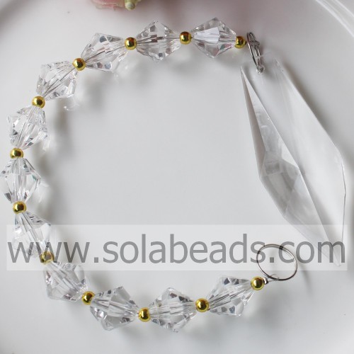 Top Quality 290MM Length Crystal Beading Garland Prism