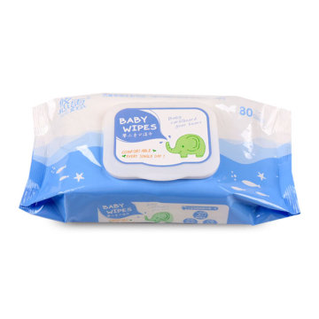 Baby Wipe bebas alkohol Perawatan Kulit Bayi Organic Wet Wipes