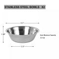 Dog Feeding Station with Double Stainless Steel Bowls