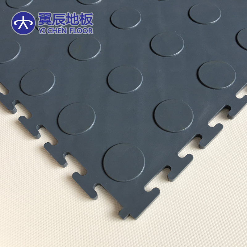 Nonslip Coin PVC Floor Tiles for Warehouse