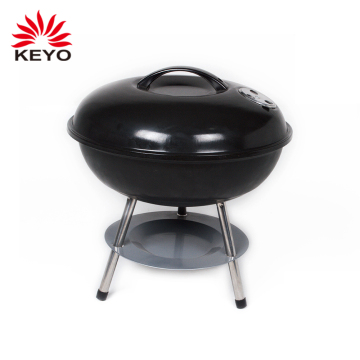 Outdoor Barbecue Portable Grill 14 Inch Charcoal Kettle Grill