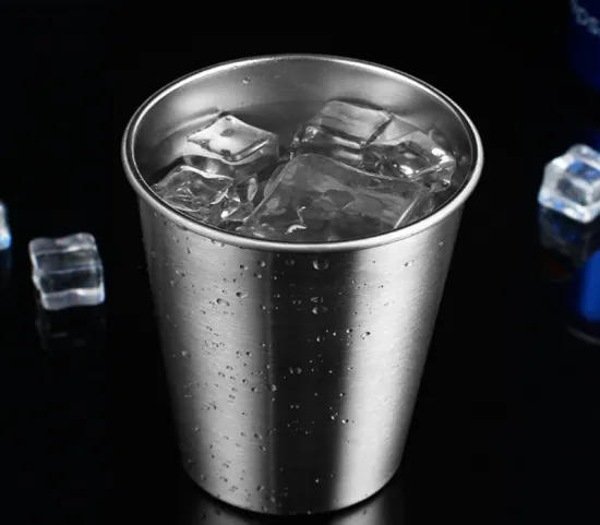 304 Single Layer Stainless Steel Cup Portable Multifunction