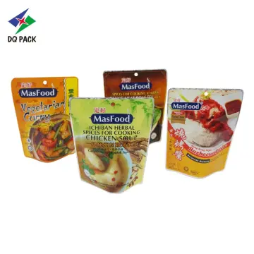 Customzied Doypack Stand Up Pouch Heat Seal Packaging Bag