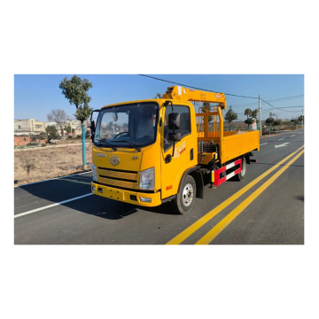 2023 New Hotsale 4x2 Cargo Truck with 5 Ton Hydraulic Truck Crane