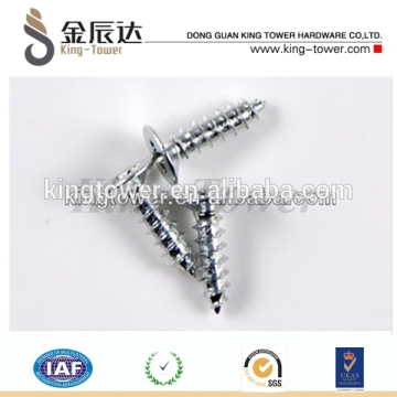Cross recessed csk head stainless steel roofing screws