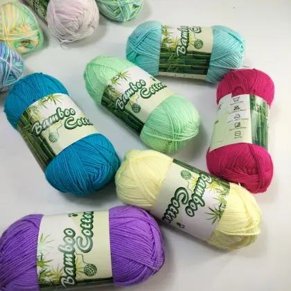 Wholesale 50G Baby Bamboo Yarn for Weaving: Hilo de Bambu