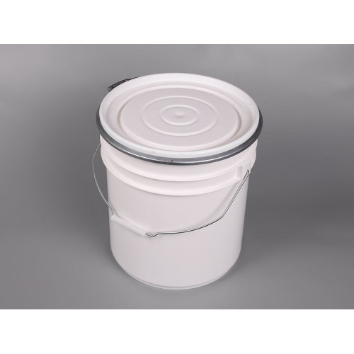 Cubo de plástico con lata recta de aro estilo EE. UU. de 20 l