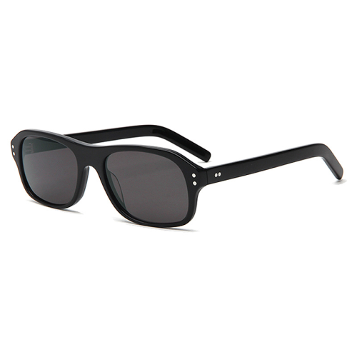 Tortoiseshell Square Acetate Sunglasses