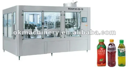 Juice / milk / tea hot bottling machine