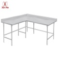 Customized Stainless Steel Corner Work Bench