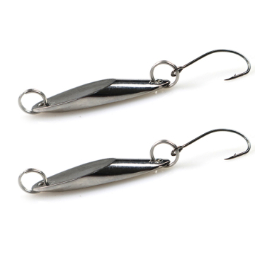 Long-Throw Oblique Cut Sequined Lure for White-Mouth Bass, Electroplated Gold/Silver Fishing Tackle
