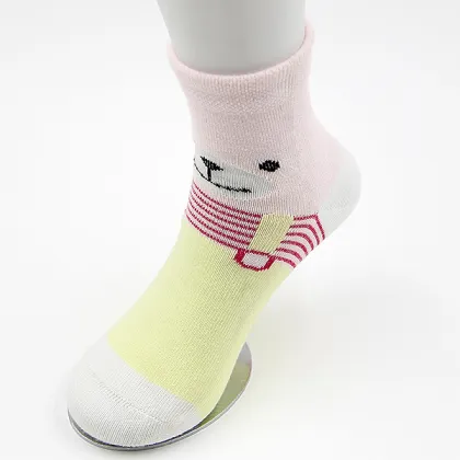 Bear Animal Head Design cotton Baby Socks