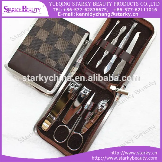 6 in 1 Nail Art kits Nail Clippers Pedicure Tools Stainless Steel Manicure Set