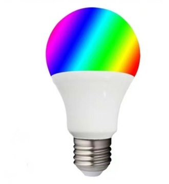 Multicolor Gradient E27 RGB Lamp Bulb with Remote Control