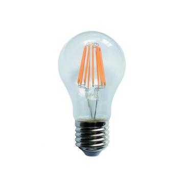 A60 lampu LED filamen E27 8W