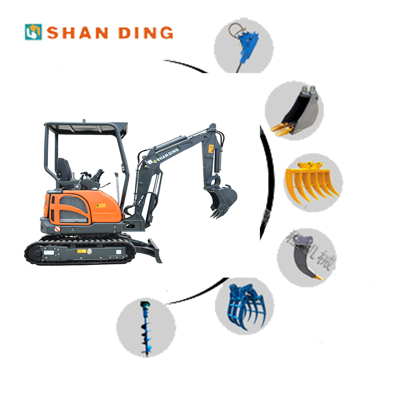 Digging Multifunction Hydraulic Crawler Mini Excavator