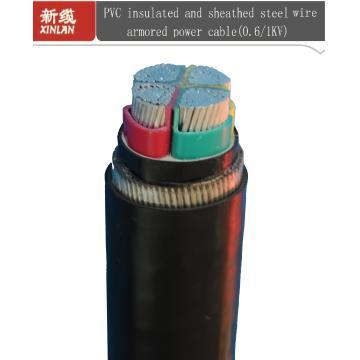 PVC insulated and sheathed steel wire armored power cable (0.6/1KV)