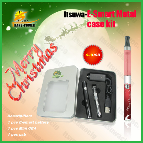 2013 Itsuwa New Arrival Slim Size Mini CE4 Kit E-Ciagarette Esmart Vaporizer and Battery