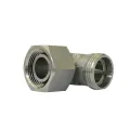 Heavy duty sleeve type middle loose three-way 24 degree tubing carbon steel hydraulic pipe joint