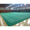 Piso de badminton com fixação mágica