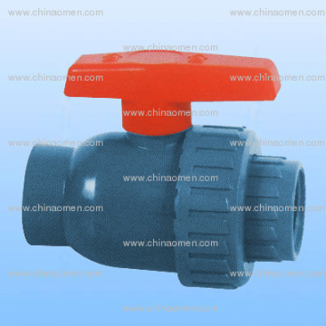 Upvc single union ball valve