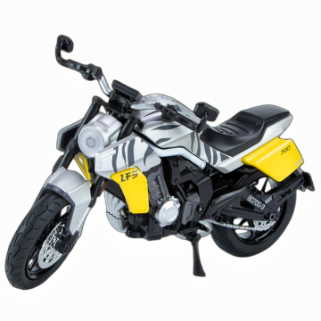 Diecast 1:12 Scale Tang Knife LFS700 Motor Model with Sound, Light, and Front Wheel Steering - Alloy Motorcycle Ornament
