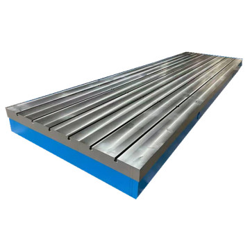 T-Slot Cast Iron Workbench for Lapping and Assembly