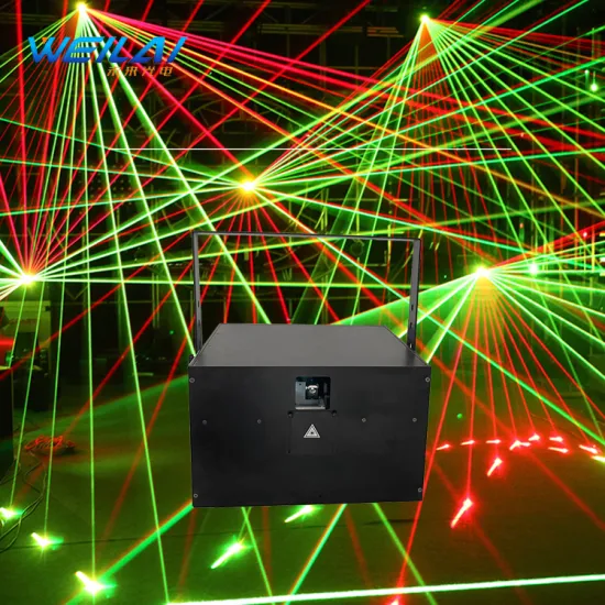 Wholesale Full Color RGB Animated ILDA Laser Stage Light with SD Card