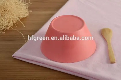 Christmas custom bamboo fiber salad bowl