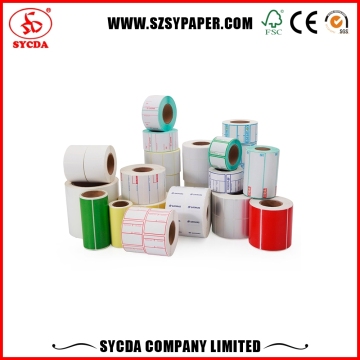 High White Thermal Paper Roll Self-Adhesive Label