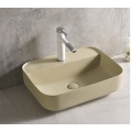 Rectangular Aabove Counter Ceramic Matte Black Basin