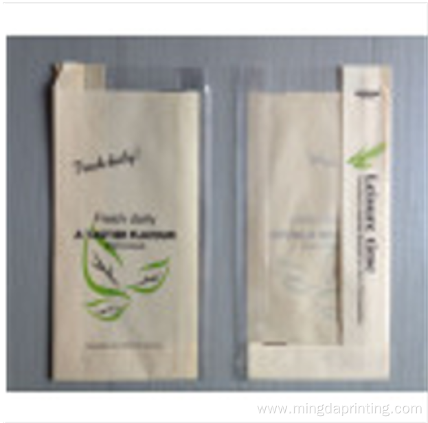 wholesale custom printing bread paper bag