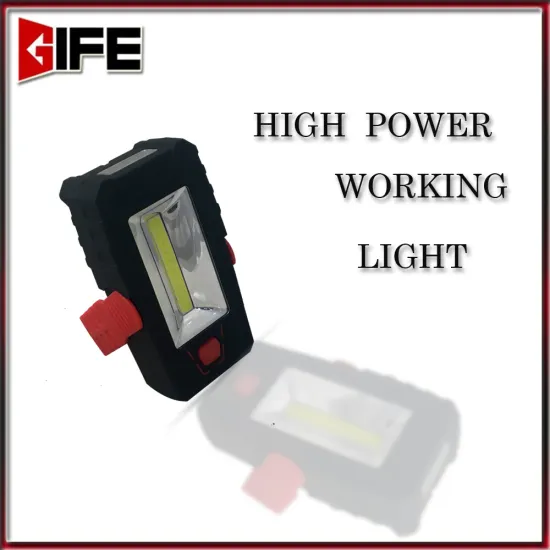 GF-7049-1 Emergency Powered By 3*AAA Battery 3WCOB+3LED Working light with strong manget