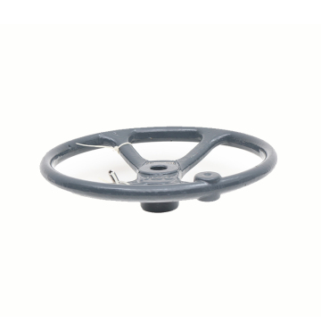 Customized Round Silver Cast Iron HandWheel Milling part