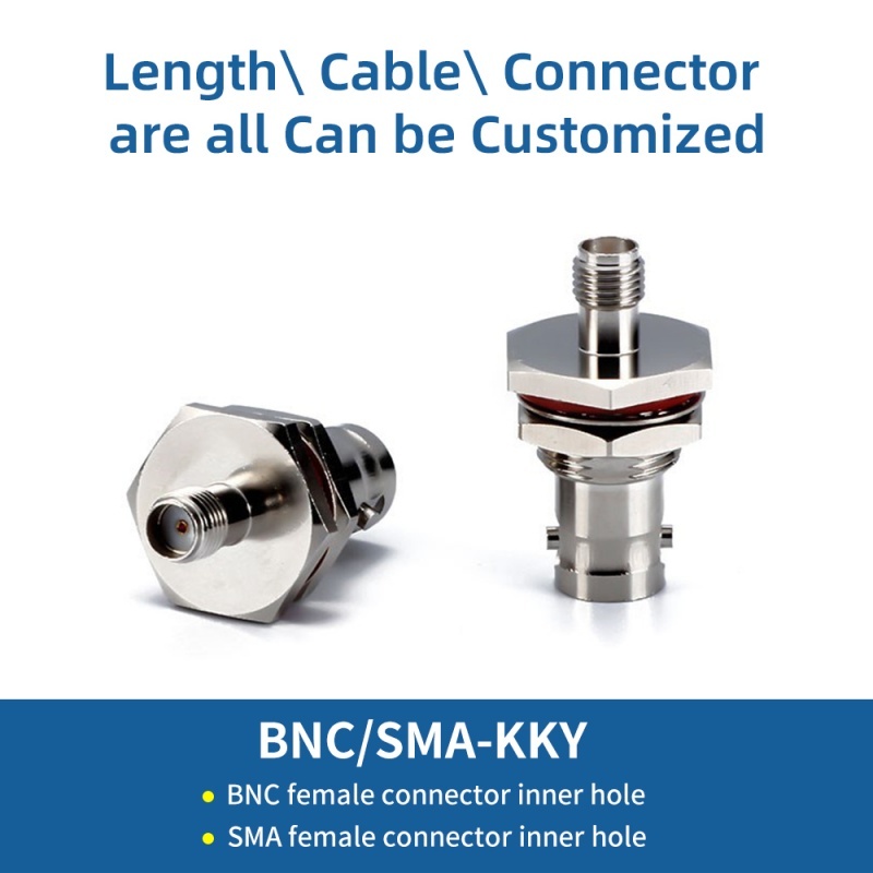 SMA Female to BNC Female Coaxial Adapter 5