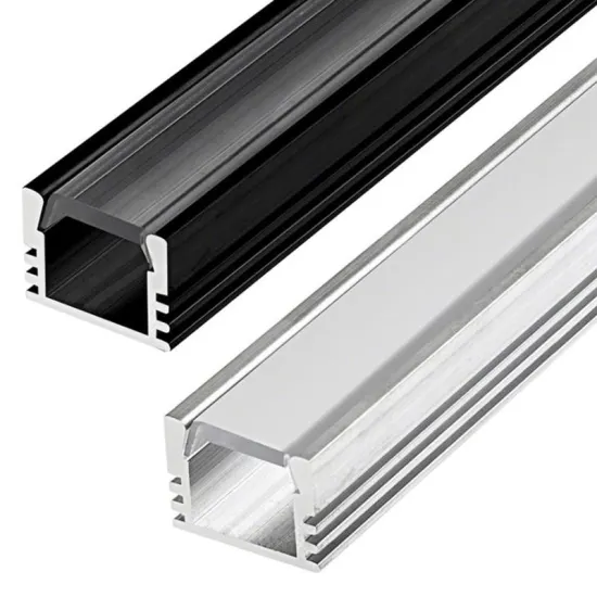 Black Anodized Aluminum Profile for LED Strip Lights