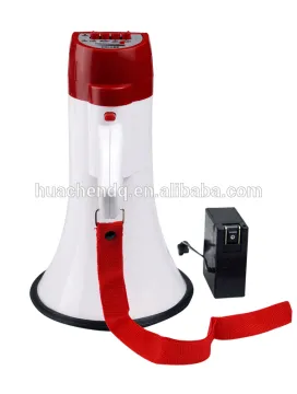 small music rechargeable megaphone with record