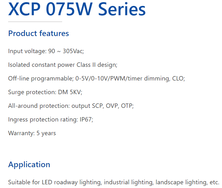 Moso Xcp 075w Led Driver 1