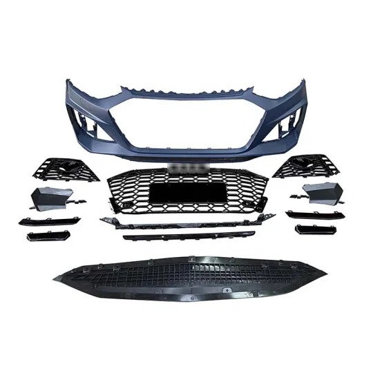 Genuine 2020-2021 Audi A4/A4L/S4/RS4 Front Bumper Kit with Grille