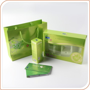 Cosmetic set packing custom made paper box supplier