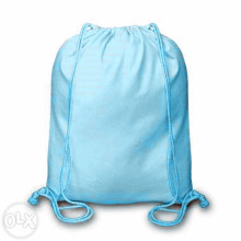 Customize sizes canvas bag with zipper drawstring