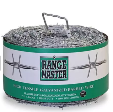 Factory Price 1.6mm x 200m Hot Dipped Galvanized Barbed Wire